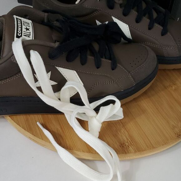 Converse Pro Blaze Classic Smoke Brown Leather Sneakers Unisex M11/ W12.5 NIB - Picture 10 of 12